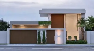 Imagem realista de um projeto arquitetônico