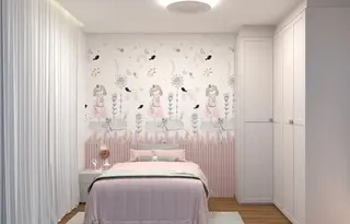 Imagem realista de um projeto arquitetônico