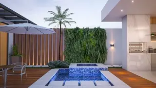 Imagem realista de um projeto arquitetônico